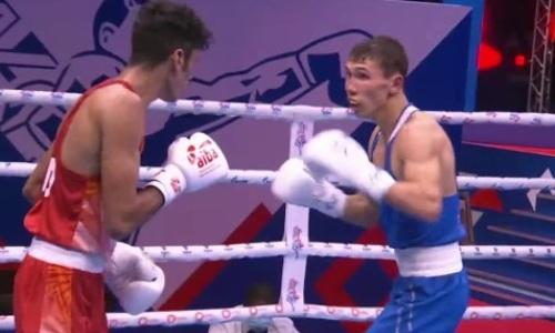 Видео полного боя казахстанского боксера с 20-летним талантом на чемпионате мира в Белграде