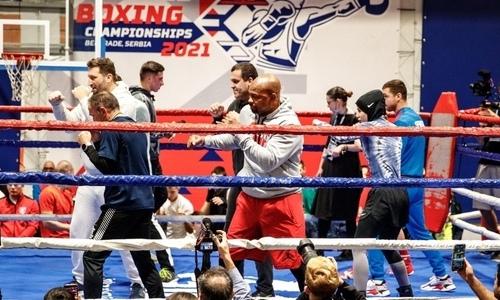 Президент AIBA провел тренировку с национальными федерациями на ЧМ в Белграде с участием Казахстана. Видео