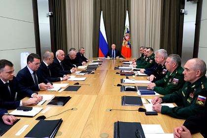 Путин оценил военную безопасность России