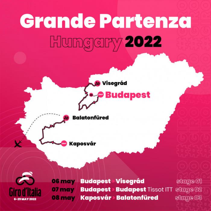 «Джиро д’Италия-2022» стартует в Будапеште