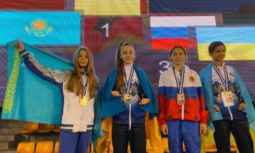 Казахстанская школьница стала второй на чемпионате Европы по таэквондо