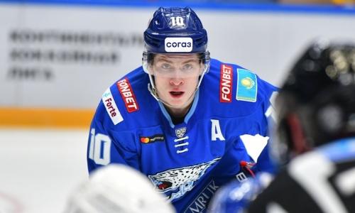 КХЛ признала лидера «Барыса» лучшим хоккеистом дня в чемпионате