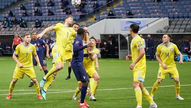 Казахстан всухую проиграл Франции со счетом 0:8 и завершил отбор на ЧМ-2022