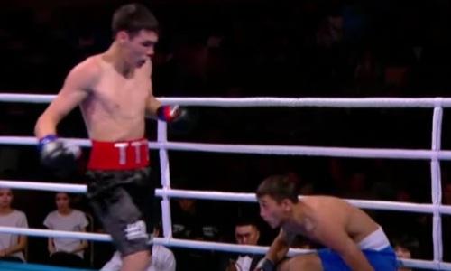 19-летний чемпион мира из Казахстана нокаутом выиграл второй бой в профи. Видео