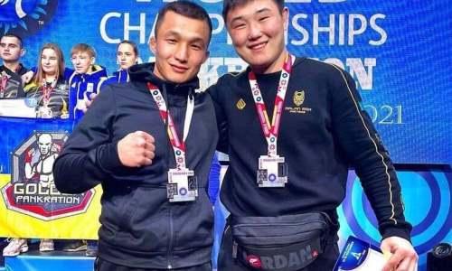 Казахстан с Муратбеком Касымбаем завоевал три «золота» на чемпионате мира по панкратиону