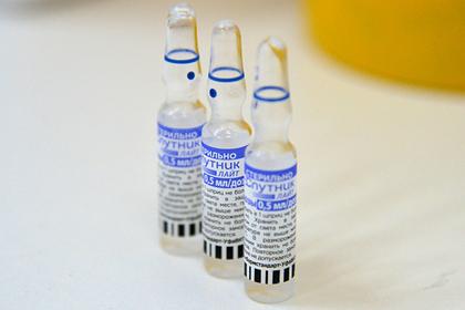 В Минздраве рассказали о вакцинации «Спутником Лайт»