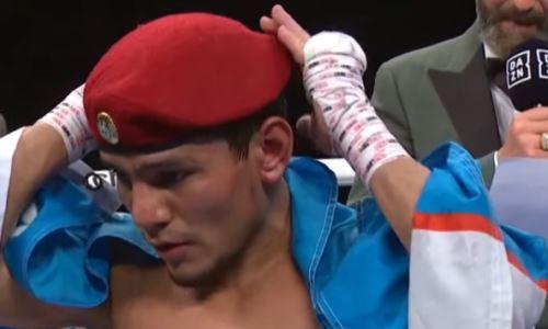 Видео боя первого в истории чемпиона мира из Узбекистана за титулы WBA и IBF