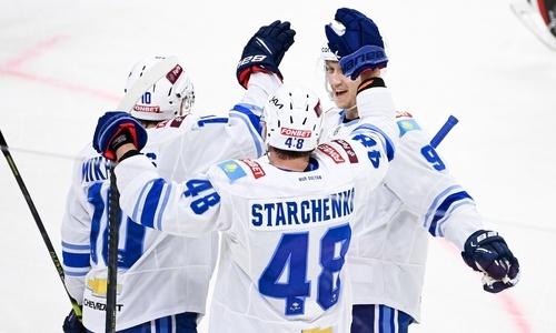 Игру хоккеиста «Барыса» и сборной Казахстана отметили в КХЛ