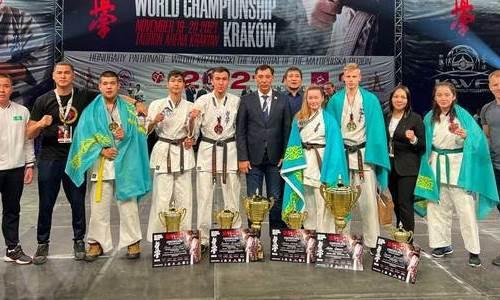 Казахстанцы завоевали призовые места на чемпионате мира по кекушинкай карате
