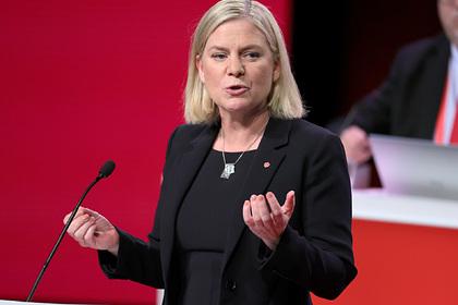 Женщина впервые стала премьер-министром Швеции