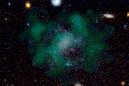 Обнаружена лишенная темной материи галактика