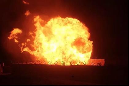 Из-за взрыва в Иране загорелся газопровод