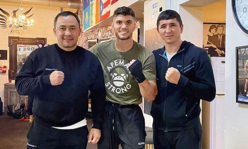 Казахстанский боксер обратился к Али Ахмедову после победы нокаутом в США