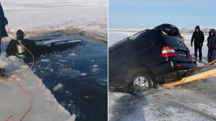 Внедорожник ушел под лед в Актюбинской области
                30 декабря 2021, 13:14