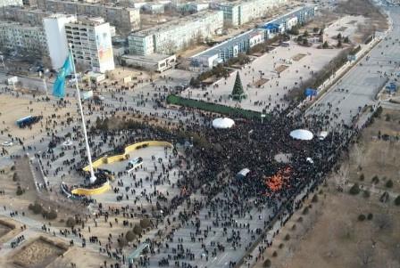 На митинге в Актау поднята тема коррупции в казахстанском футболе