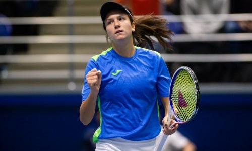 Казахстанская теннисистка вышла в полуфинал WTA