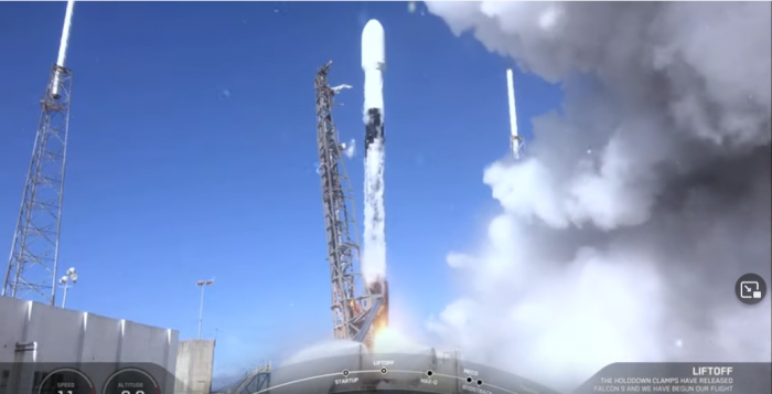 Space X запустила ракету Falcon 9 с украинским спутником 