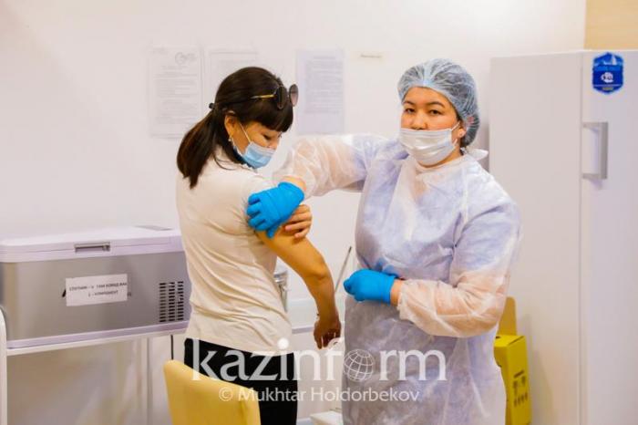 Сколько казахстанцев получили вакцину от коронавируса