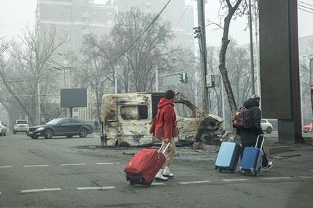 Какие районы Алматы больше пострадали от погромов