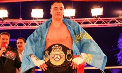 Появилась официальная афиша вечера бокса с боем казахстанского супертяжа за титул WBC