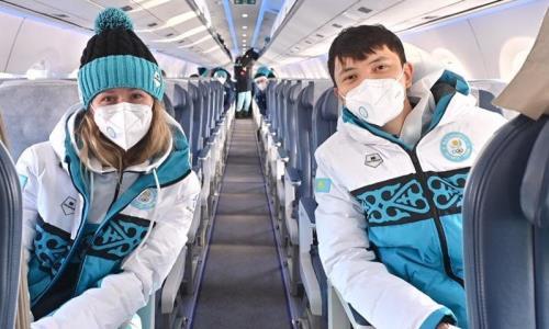 Казахстанские спортсмены прибыли на Олимпиаду в Пекин
