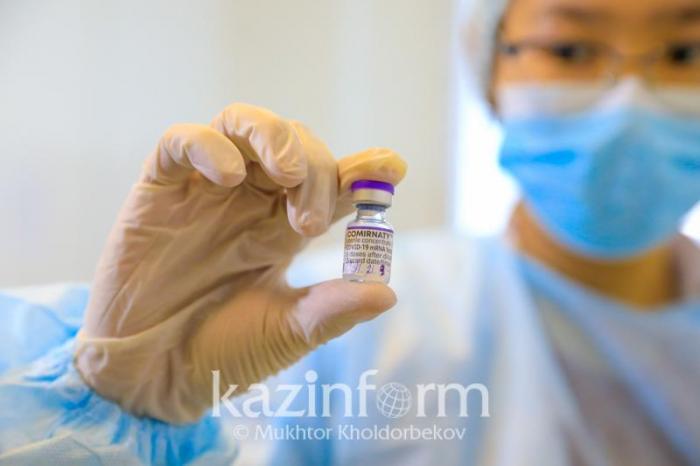 Сколько человек провакцинированы Pfizer в Казахстане
