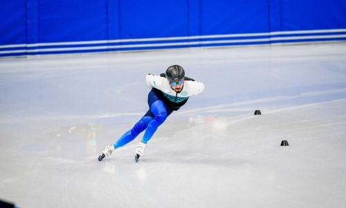 Казахстанские шорт-трекисты провели первую тренировку в Пекине перед Олимпиадой-2022. Фото