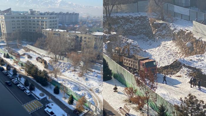 На скандальной стройке в Алматы начали работы несмотря на поручение акима
                31 января 2022, 15:03