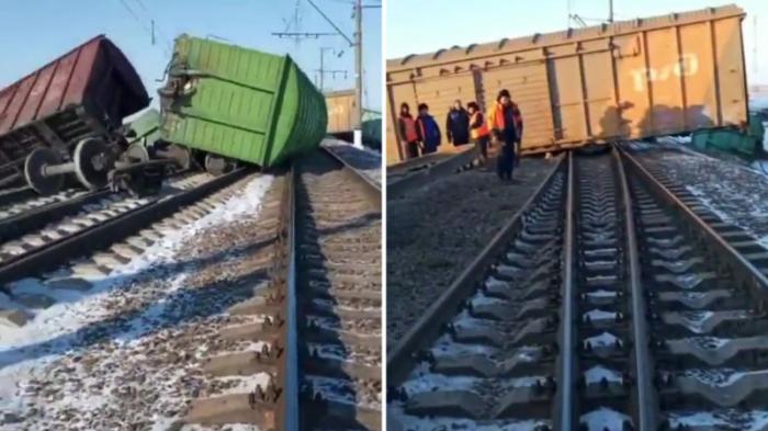 12 вагонов грузового поезда сошли с рельсов в Карагандинской области
                02 февраля 2022, 13:21