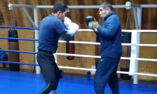 Мейирим Нурсултанов показал видео с подготовки к бою за титул WBO. Видео