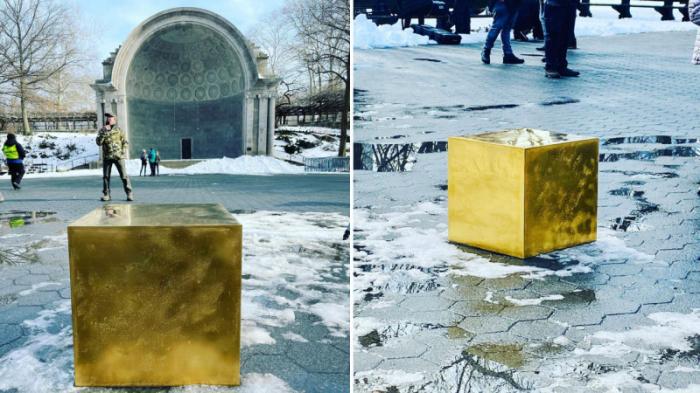 Куб из чистого золота установили в парке Нью-Йорка
                04 февраля 2022, 11:51