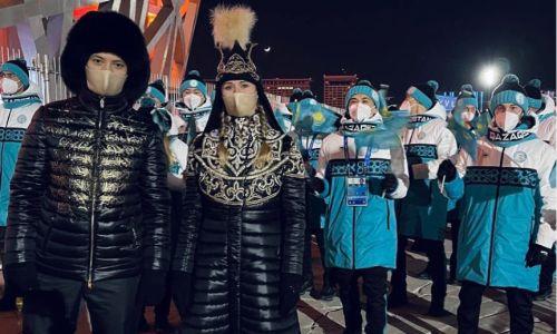 Казахстан совершил проход на церемонии открытия Олимпиады в Пекине