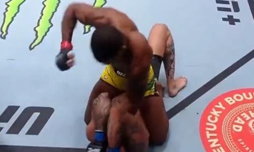 Бразилец жестко избил своего земляка в дебютном бою в UFC. Видео нокаута