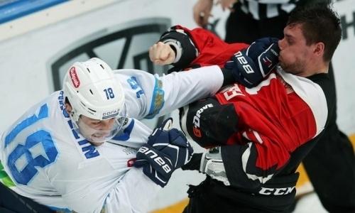 Нокаут и избиение хоккеистом «Барыса» игроков «Авангарда» удостоились внимания в России. Видео
