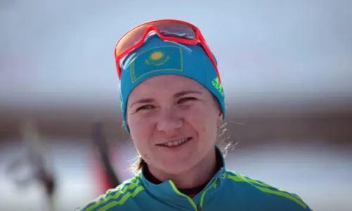 Казахстанская биатлонистка выступила на Олимпиаде-2022