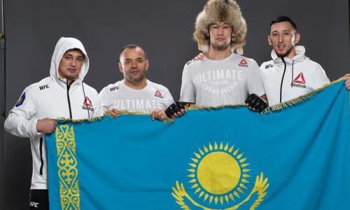 Шавката Рахмонова встретили в Казахстане после третьей победы в UFC. Фото