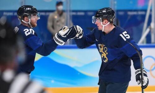 Хоккейная сборная Финляндии одержала вторую победу подряд на Олимпиаде-2022