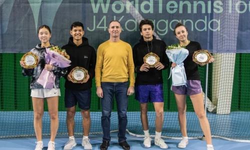 Международный теннисный турнир завершился в Караганде