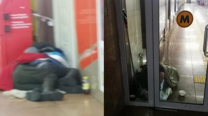 Ночующие на станциях метро бездомные озаботили алматинцев
                14 февраля 2022, 16:18
