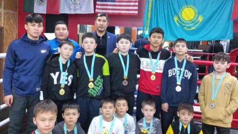 12 юных боксёров из Улытау заняли призовые места на турнире в Нур-Султане