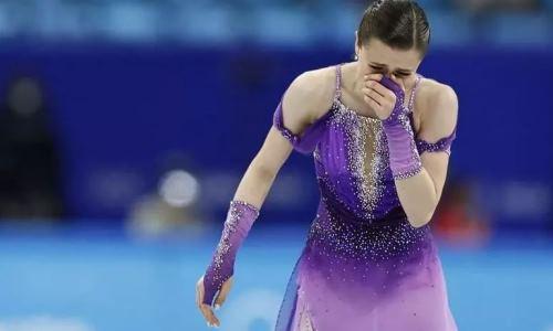 Появилось видео победного проката Камилы Валиевой на Олимпиаде в Пекине