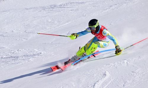 Казахстанский горнолыжник завершил выступление в слаломе на Олимпиаде в Пекине