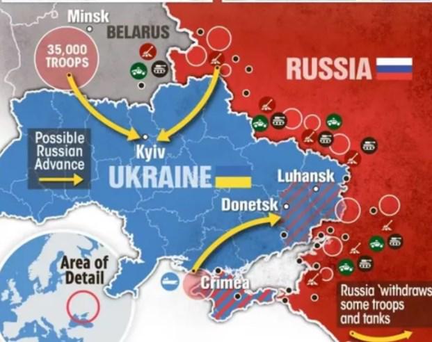 Путин не вторгся в Украину, несмотря на обещания британских СМИ