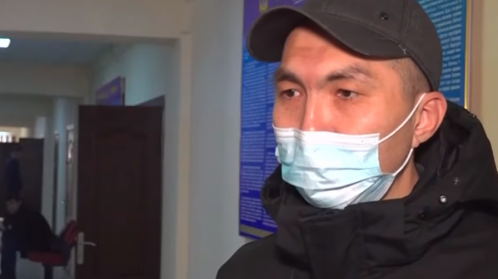 Подозреваемый в мародерстве в Алматы: 