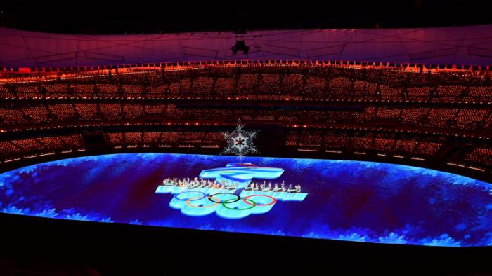Фоторепортаж с церемонии закрытия Олимпийских игр-2022