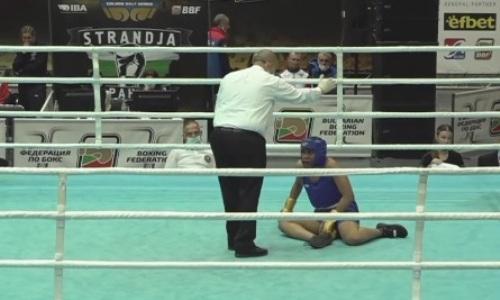 Боксершу из экзотической страны отправили в тяжелый нокаут на турнире с участием Казахстана. Видео