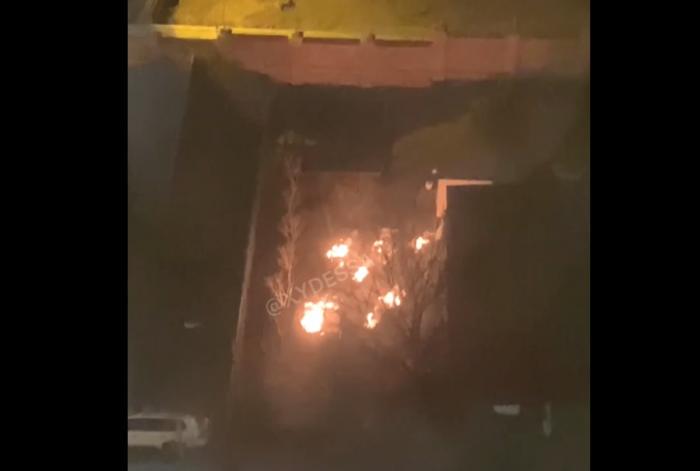 В Одессе российские дипломаты сжигают коробки с документами на заднем дворе консульства, — СМИ
