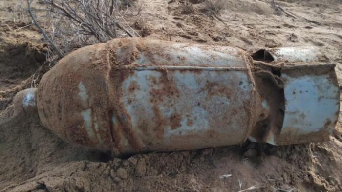 Еще одну авиационную бомбу нашли близ села в Жамбылской области
                23 февраля 2022, 16:31