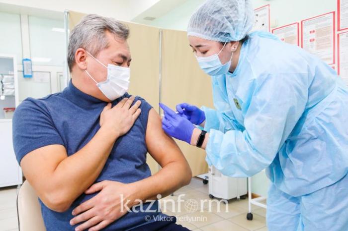 Сколько человек получили вакцину от коронавируса в Казахстане