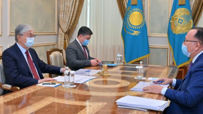 Токаев провел встречу с председателем правления 